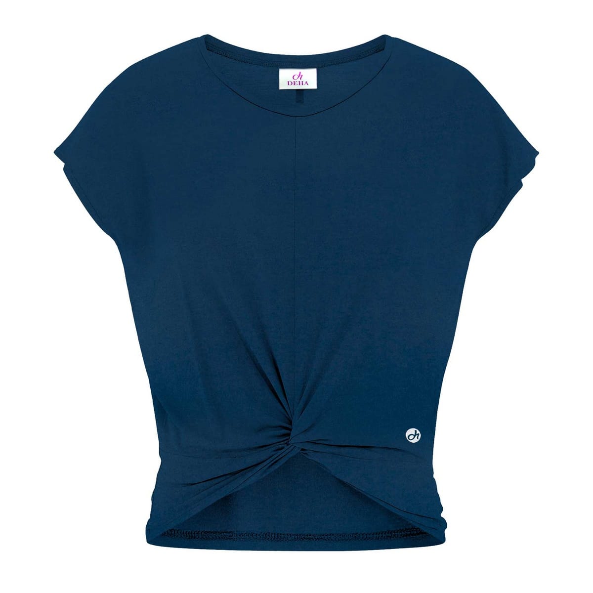 T-SHIRT IN VISCOSA CON NODO DONNA