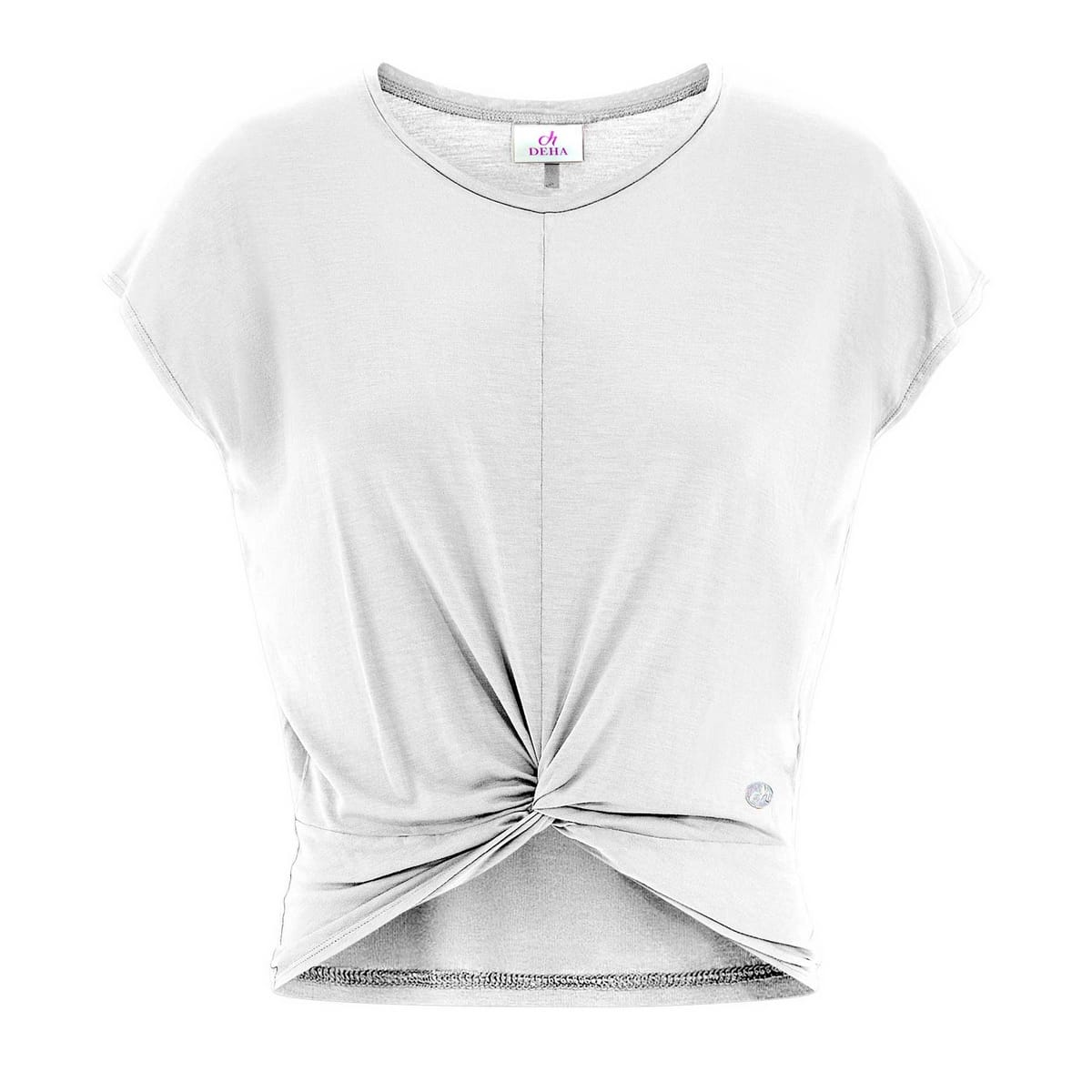 T-SHIRT IN VISCOSA CON NODO DONNA