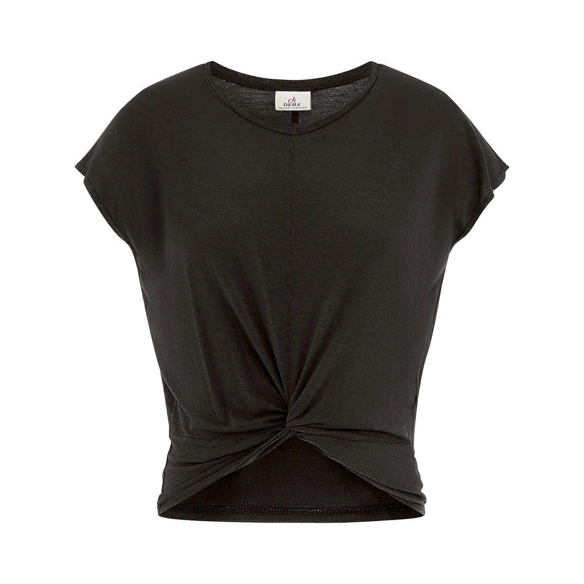 T-SHIRT IN VISCOSA CON NODO DONNA