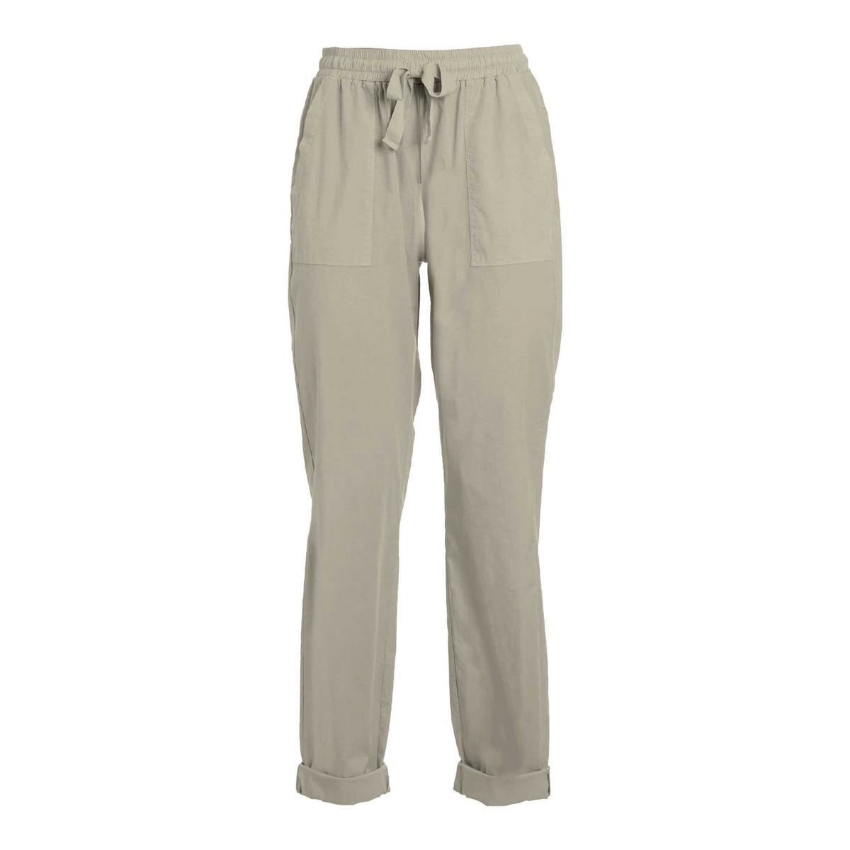 PANTALONI IN POPLINE CON COULISSE DONNA