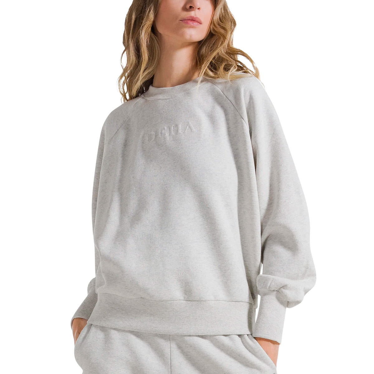 FELPA GIROCOLLO LUREX DONNA