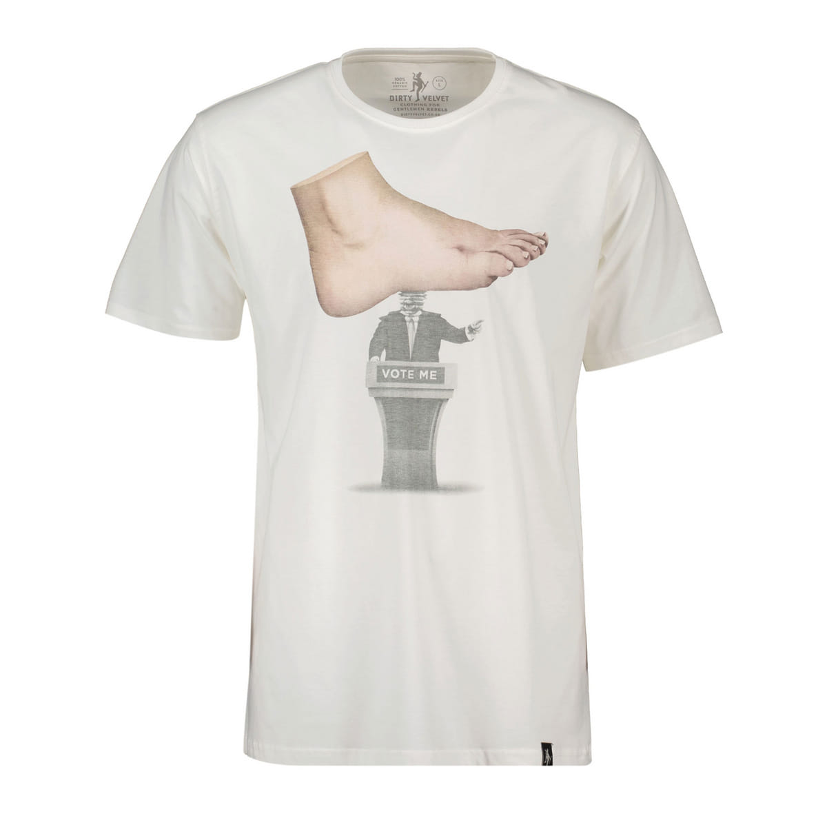 T SHIRT CRUSHING THE FEET