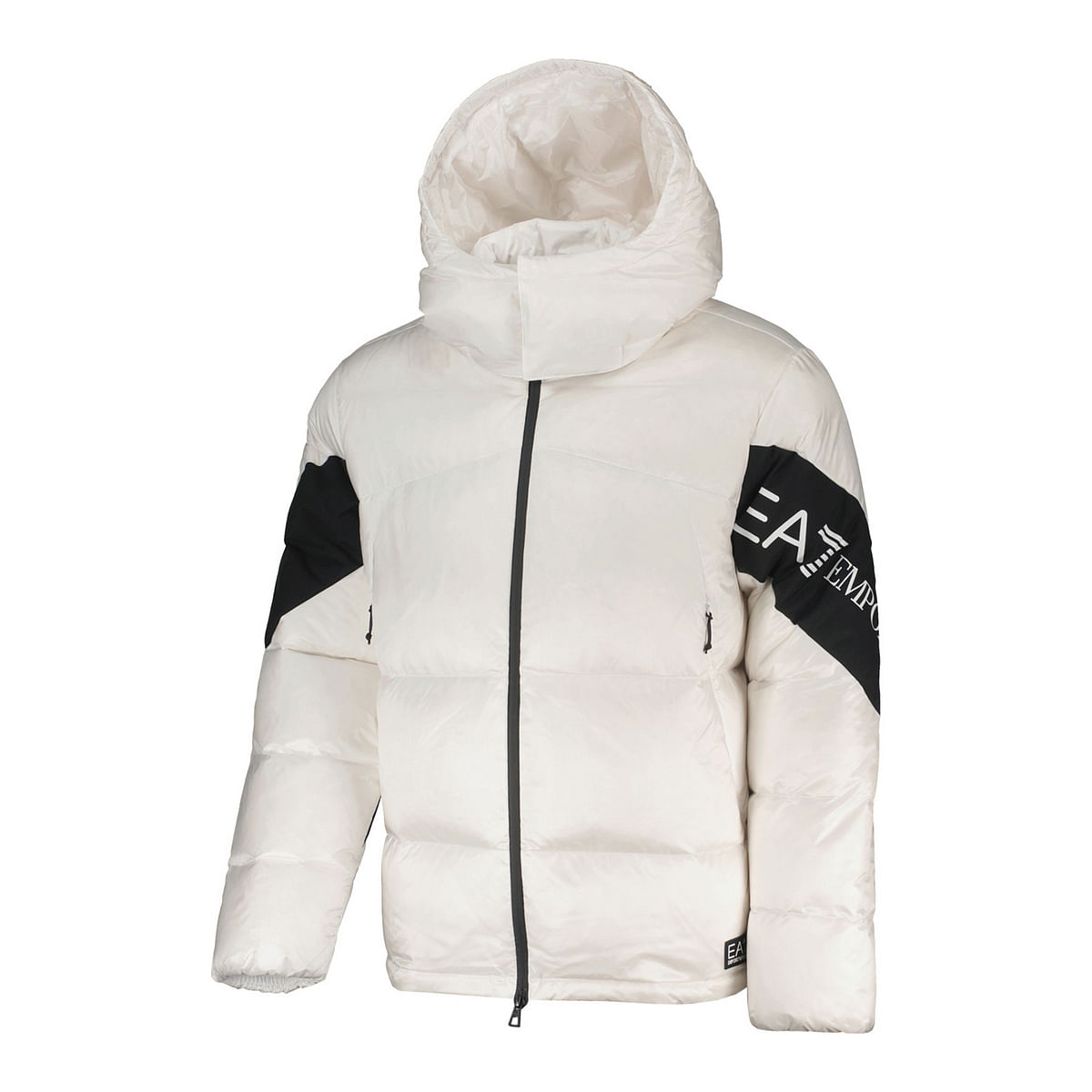 PIUMINO CON CAPPUCCIO LONG LOGO