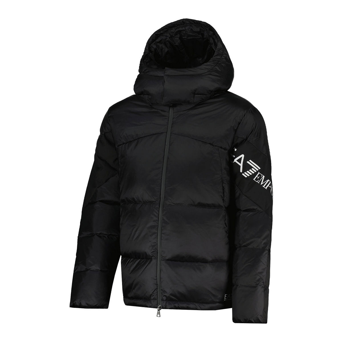 PIUMINO CON CAPPUCCIO LONG LOGO