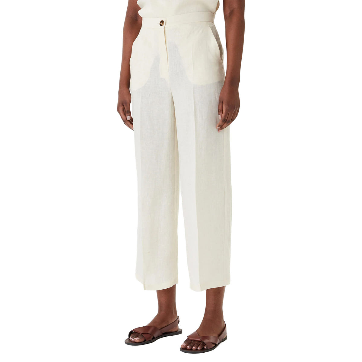 PANTALONI IN LINO DONNA