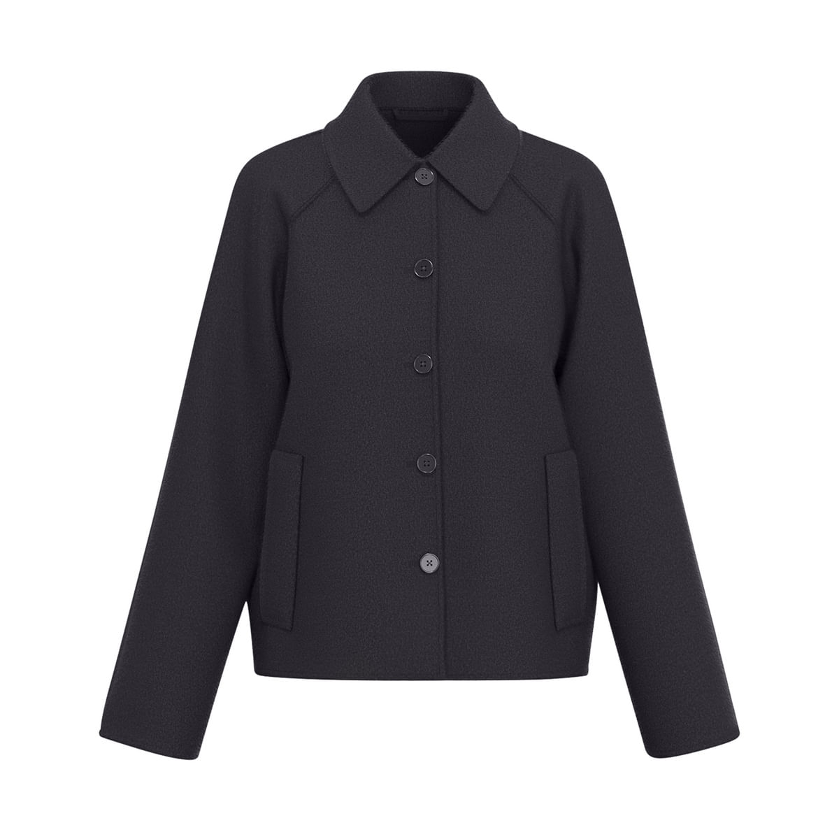 CABAN IN DOPPIO DI LANA DONNA