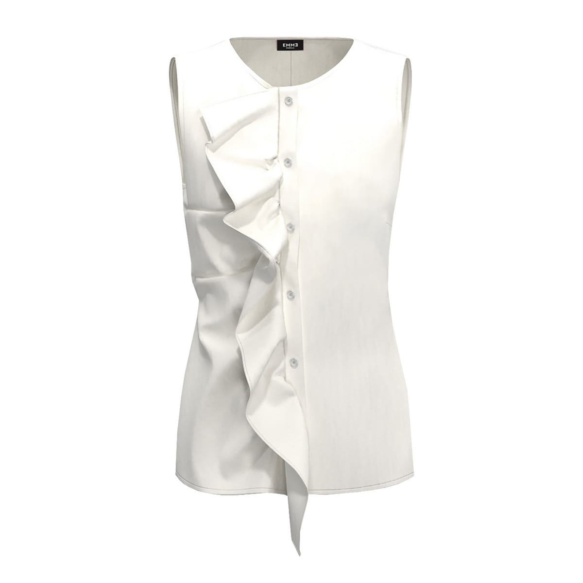 CAMICIA IN POPLINE SS CON ROUGE DONNA