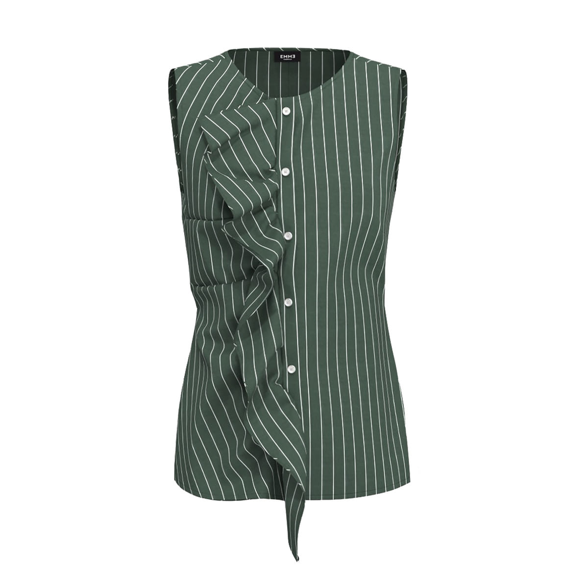 CAMICIA IN POPLINE SS CON ROUGE DONNA