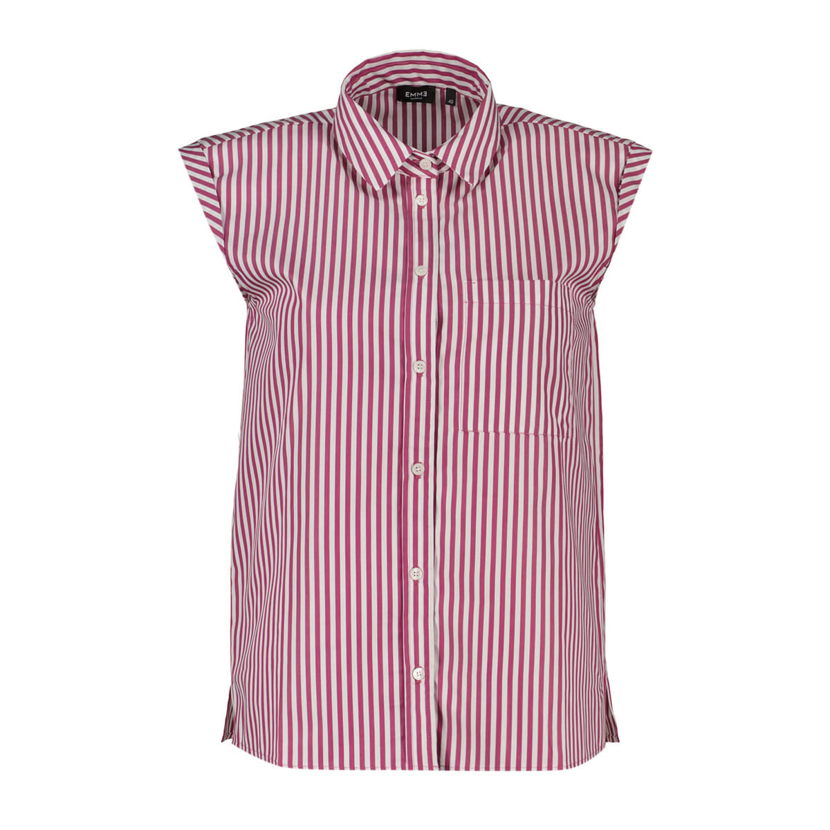 CAMICIA SMANICATA IN POPELINE DANUBIO DONNA