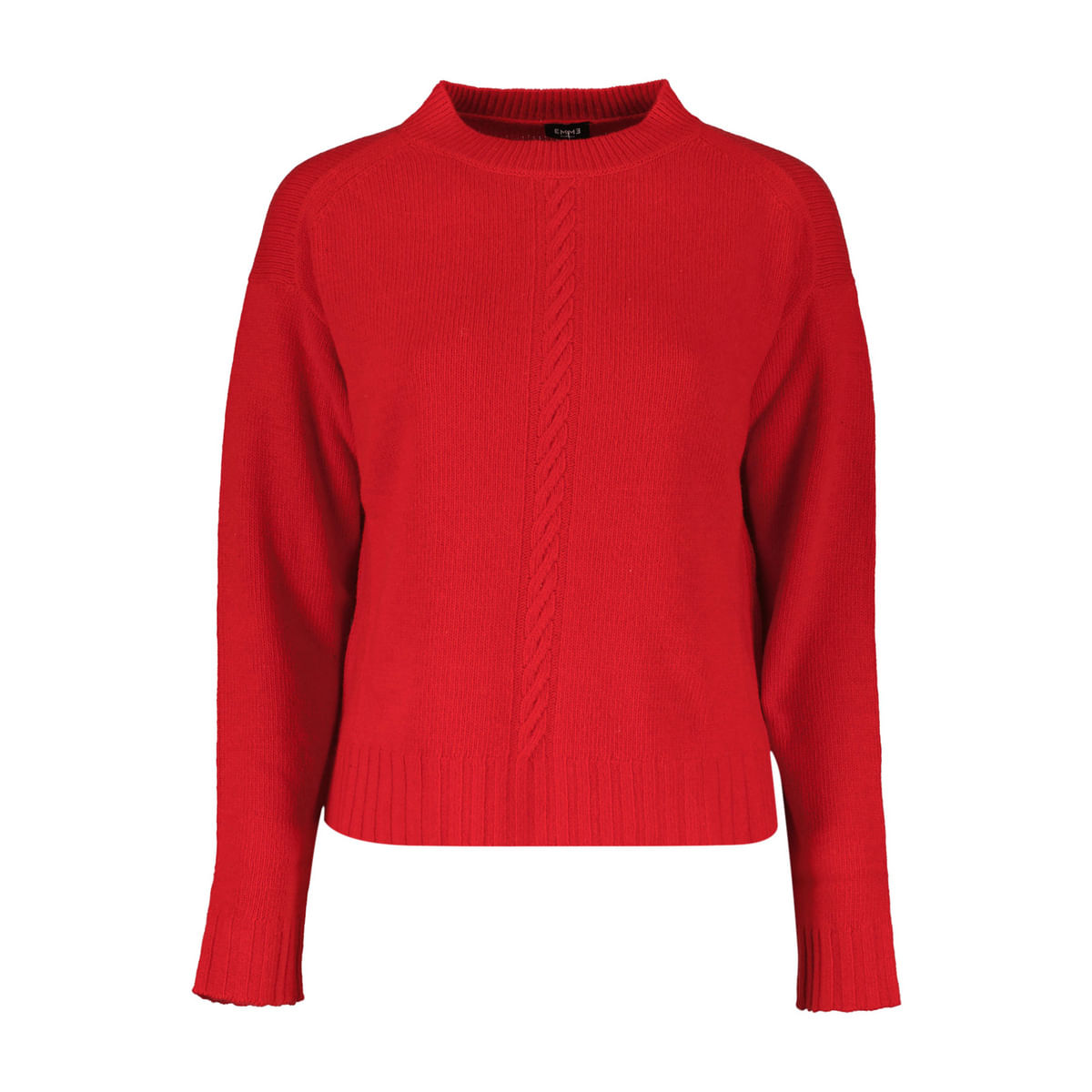 MAGLIONE GIROCOLLO TRECCIA INSERTATA DOVERE DONNA