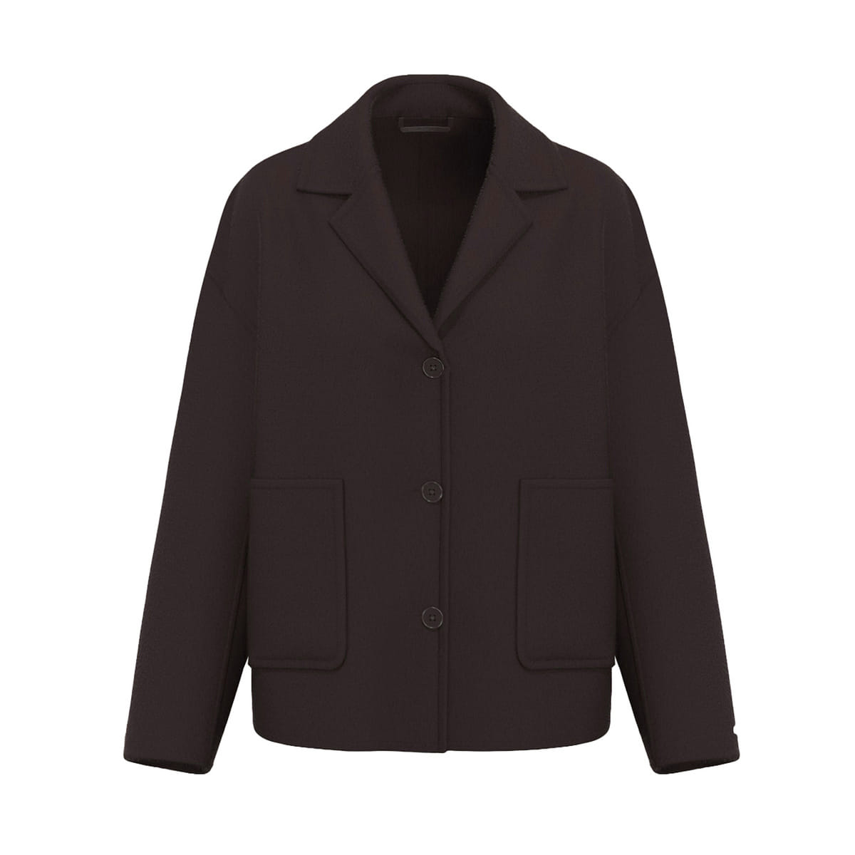 Giacca Corta Tessuto Double Donna