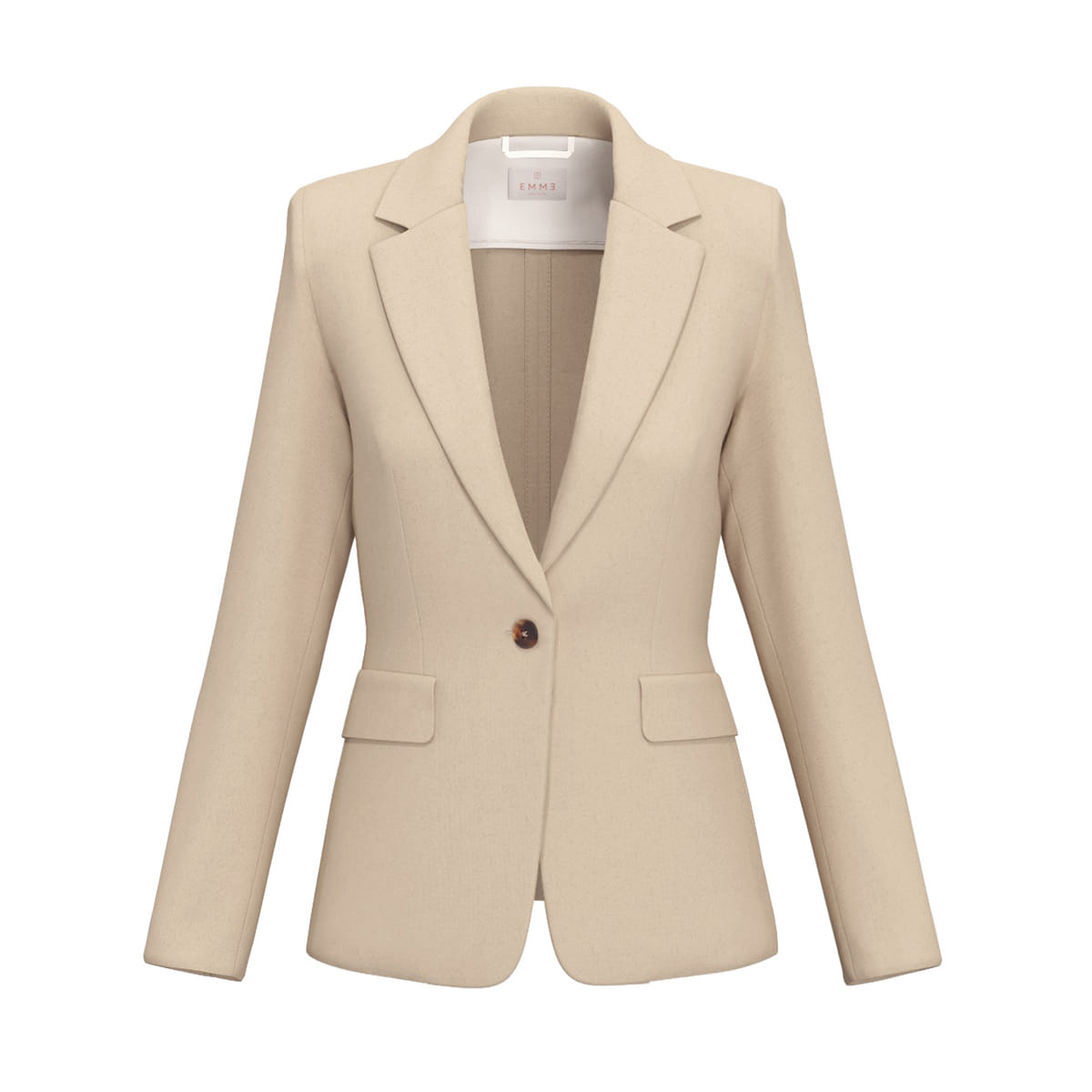 BLAZER MONOPETTO IN JERSEY DONNA