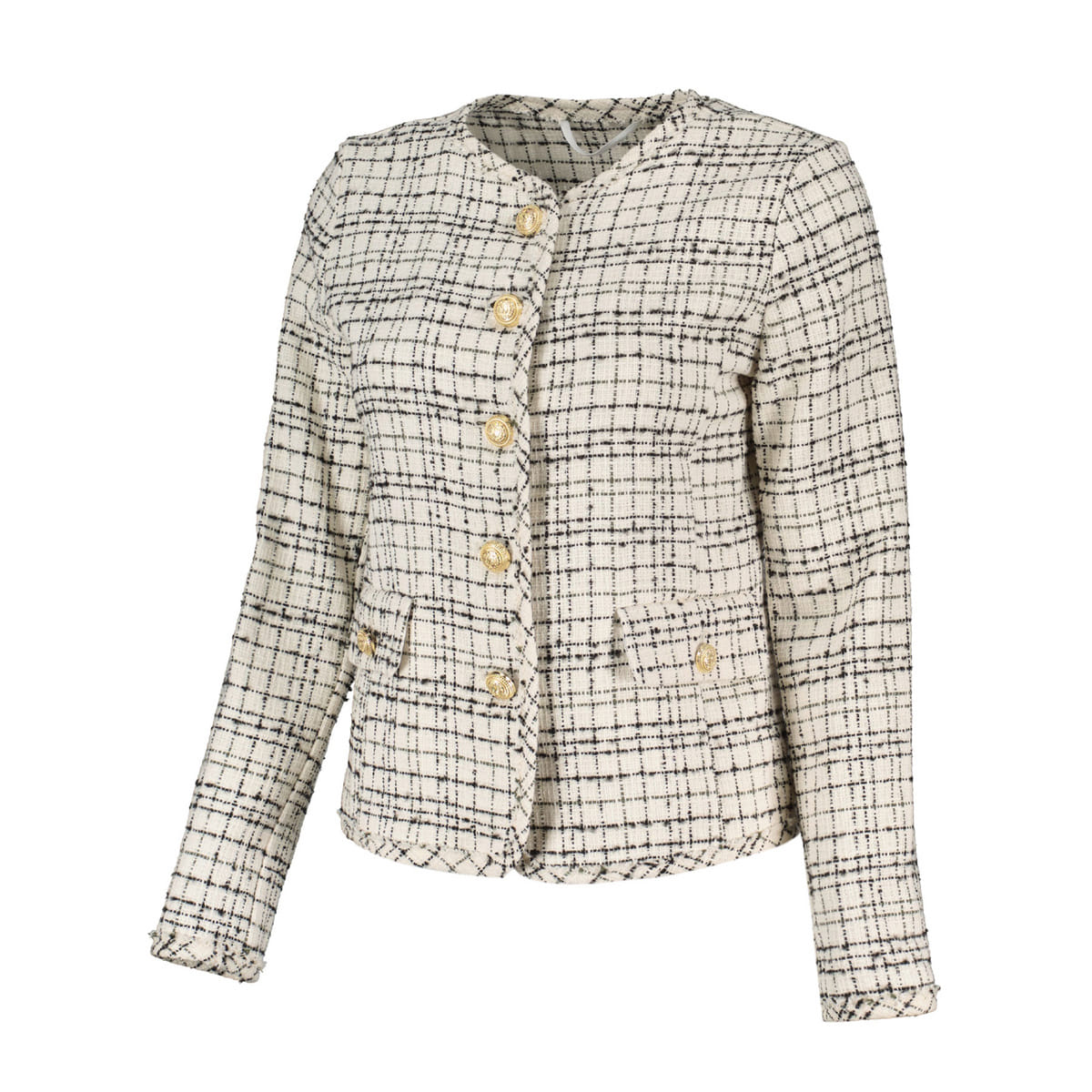 GIACCA CHANEL IN TWEED LILLA DONNA