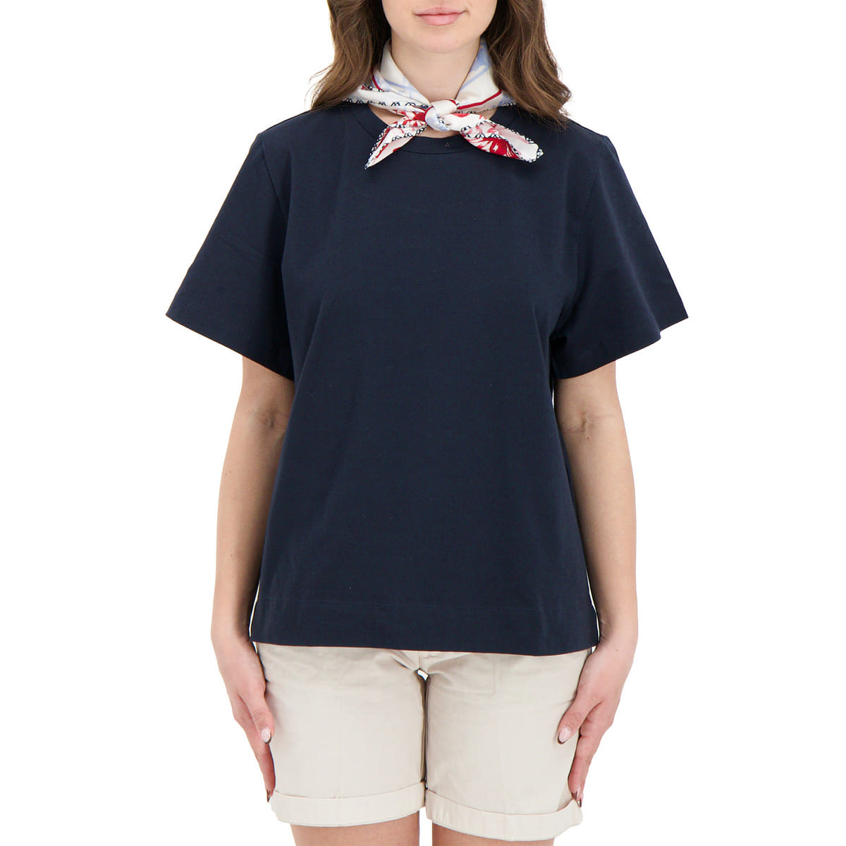 T-SHIRT CON FOULARD DONNA