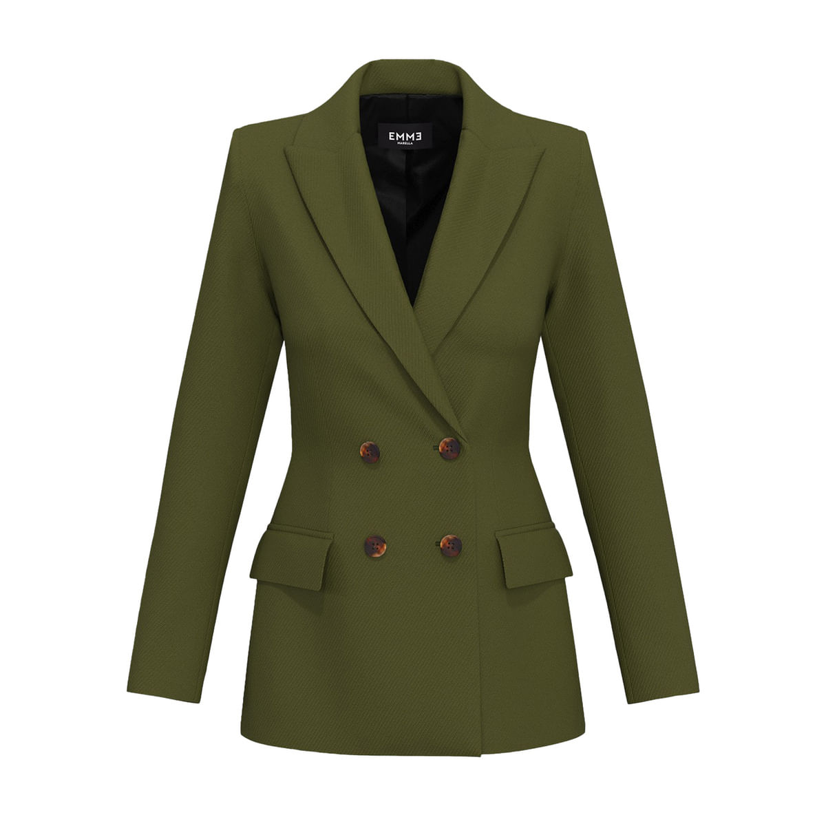 BLAZER DOPPIO PETTO IN DIAGONALE B ELASTICO DONNA