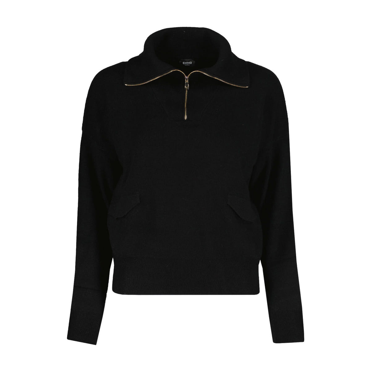 MAGLIONE CROP MEZZA ZIP NICOSIA DONNA