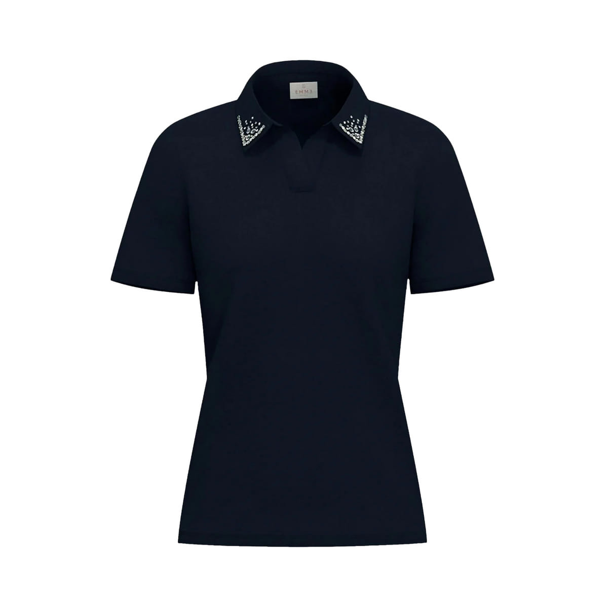 POLO CON PERLE E CRISTILLI DONNA