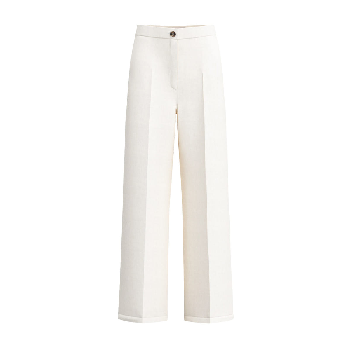 PANTALONI IN VISCOSA E LINO DONNA