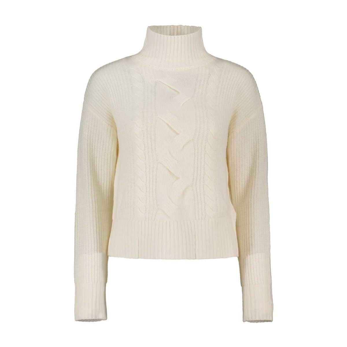 MAGLIONE LUPETTO TRECCIA MISTO LANA SPIANO DONNA