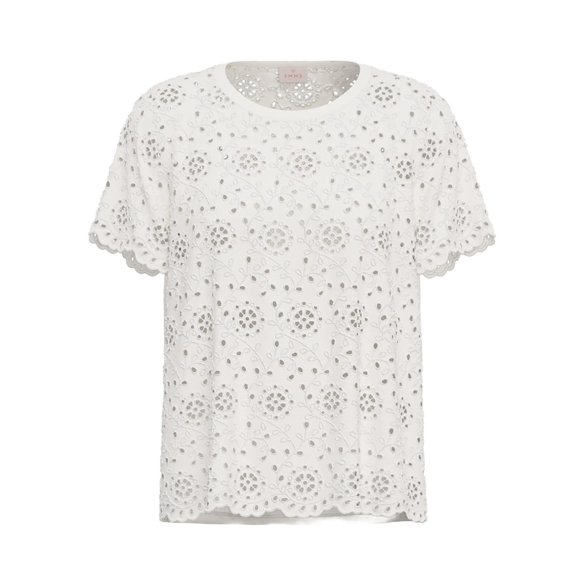 EMME MARELLA - T SHIRT REGULAR IN SAN GALLO DONNA - 052286101_007 ...