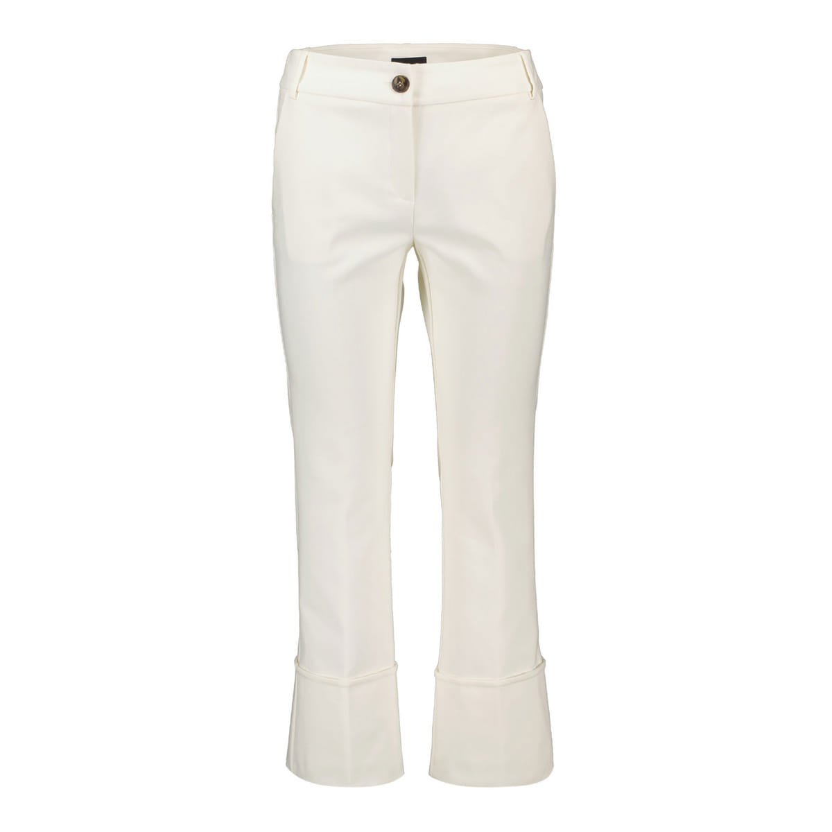PANTALONI TROMBETTA IN COTONE STRETCH VIALE DONNA
