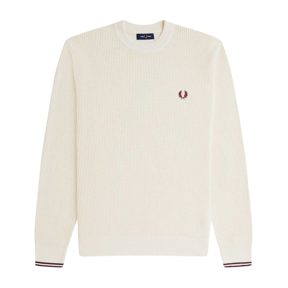 MAGLIONE GIROCOLLO WAFFLE