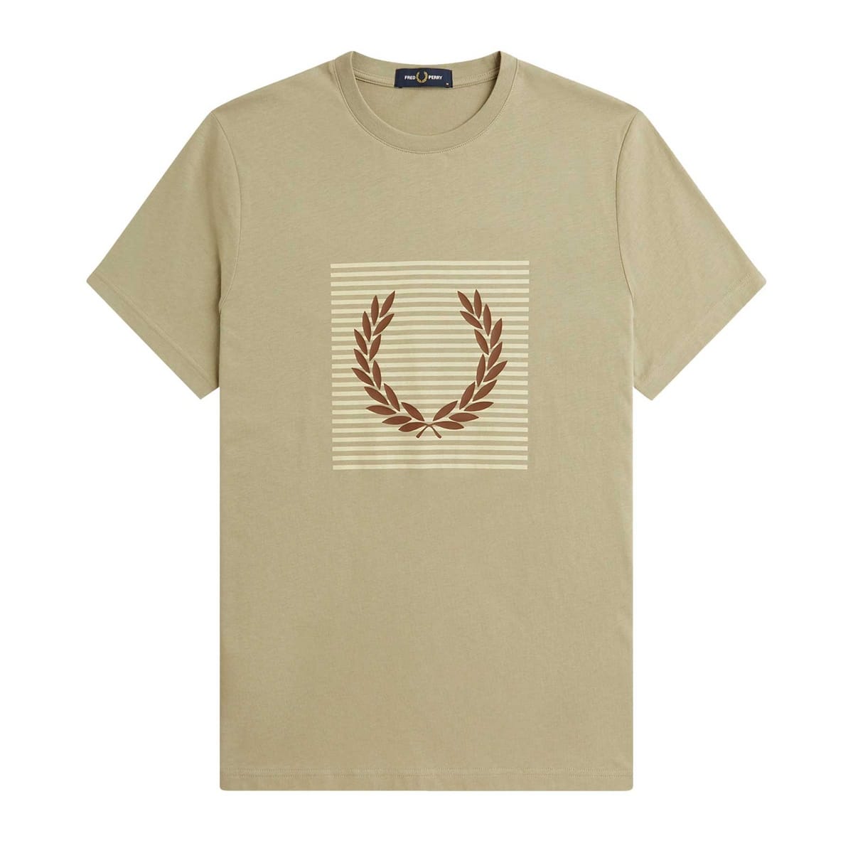 T SHIRT STRIPED LAUREL WREATH