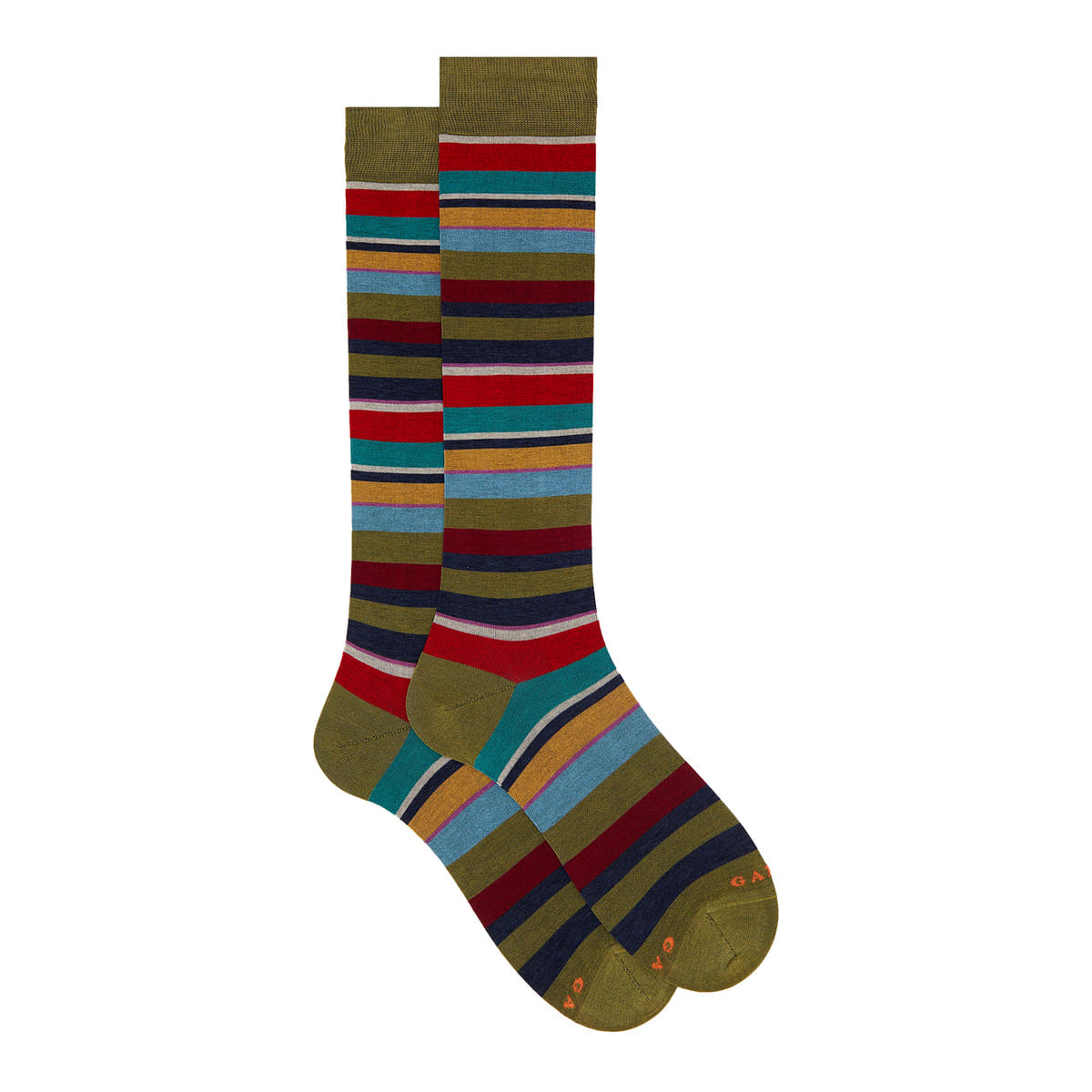 CALZA LUNGA COTONE SUPERLIGHT RIGA MULTICOLOR