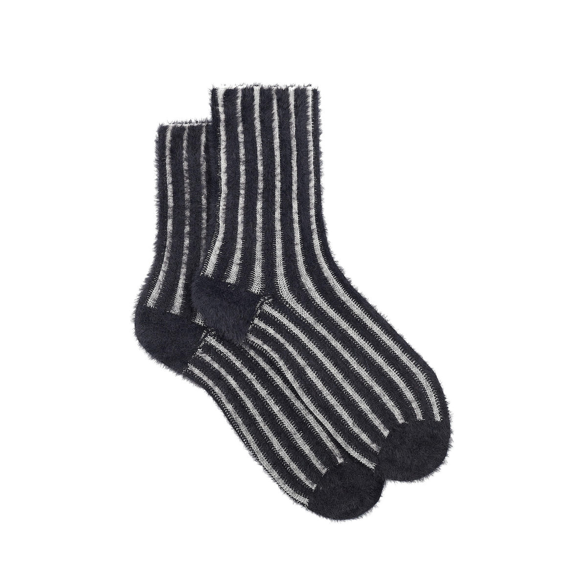 CALZA RIGHE VERTICALI LUREX DONNA