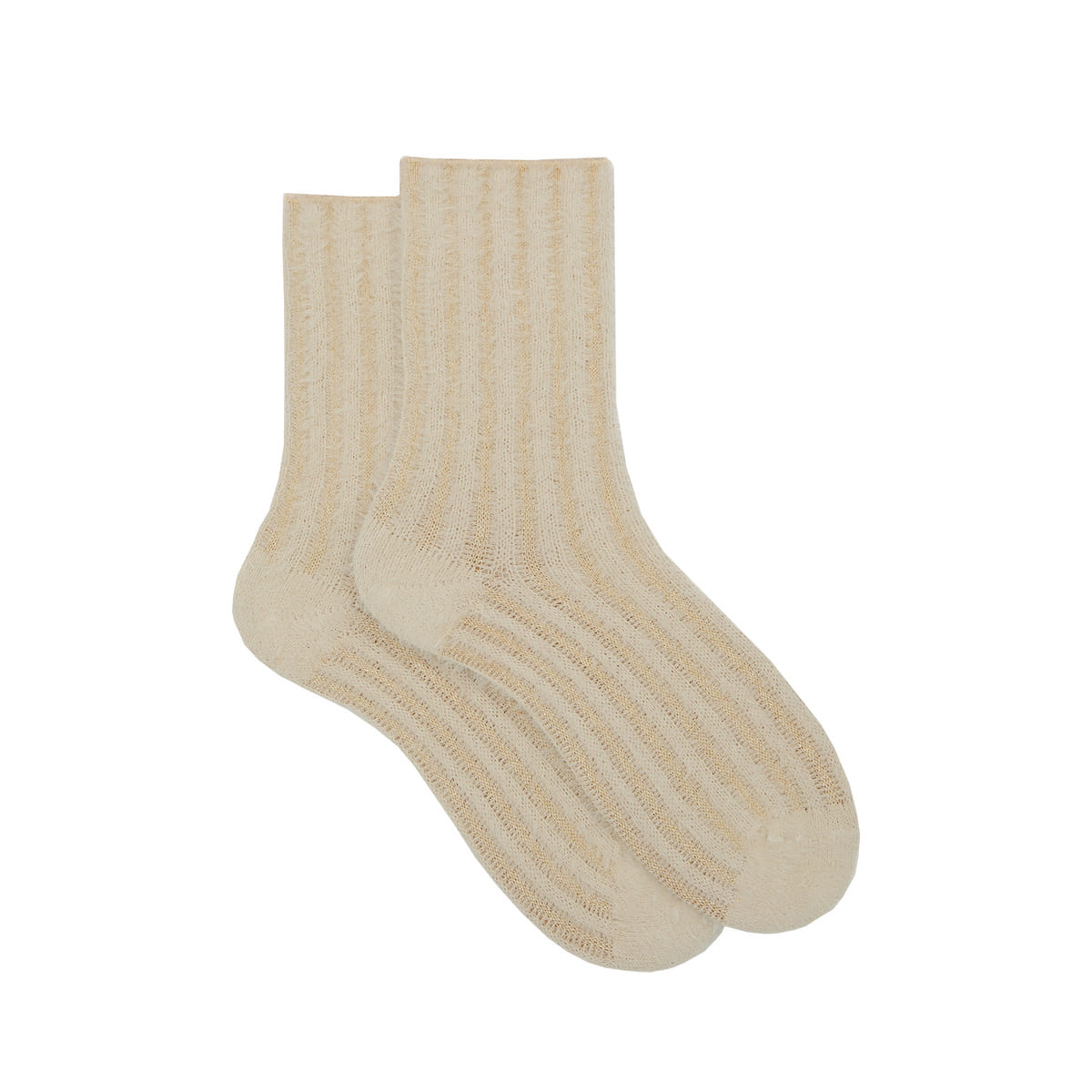 CALZA RIGHE VERTICALI LUREX DONNA