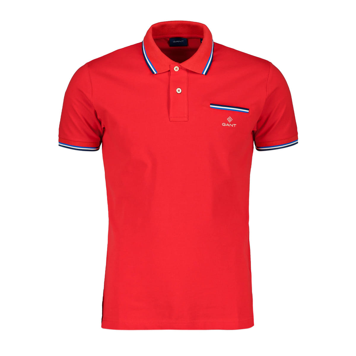 POLO  3-COL TIPPING PIQUE