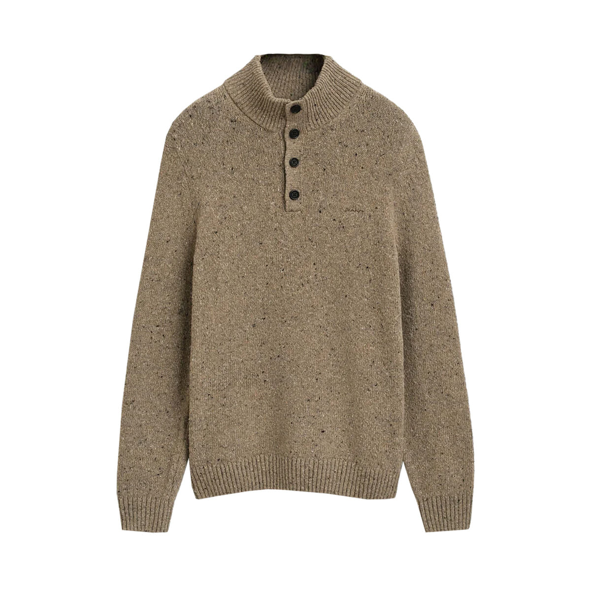MAGLIONE MOCK NECK BOTTONATO
