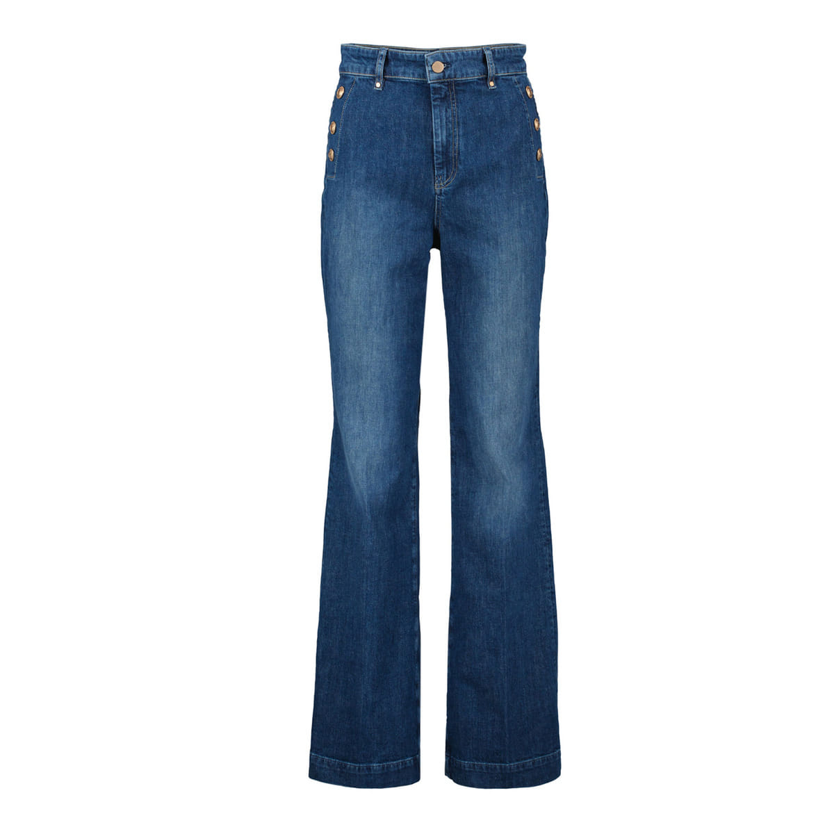 JEANS PALAZZO CON BOTTONI NEW FAYE DONNA
