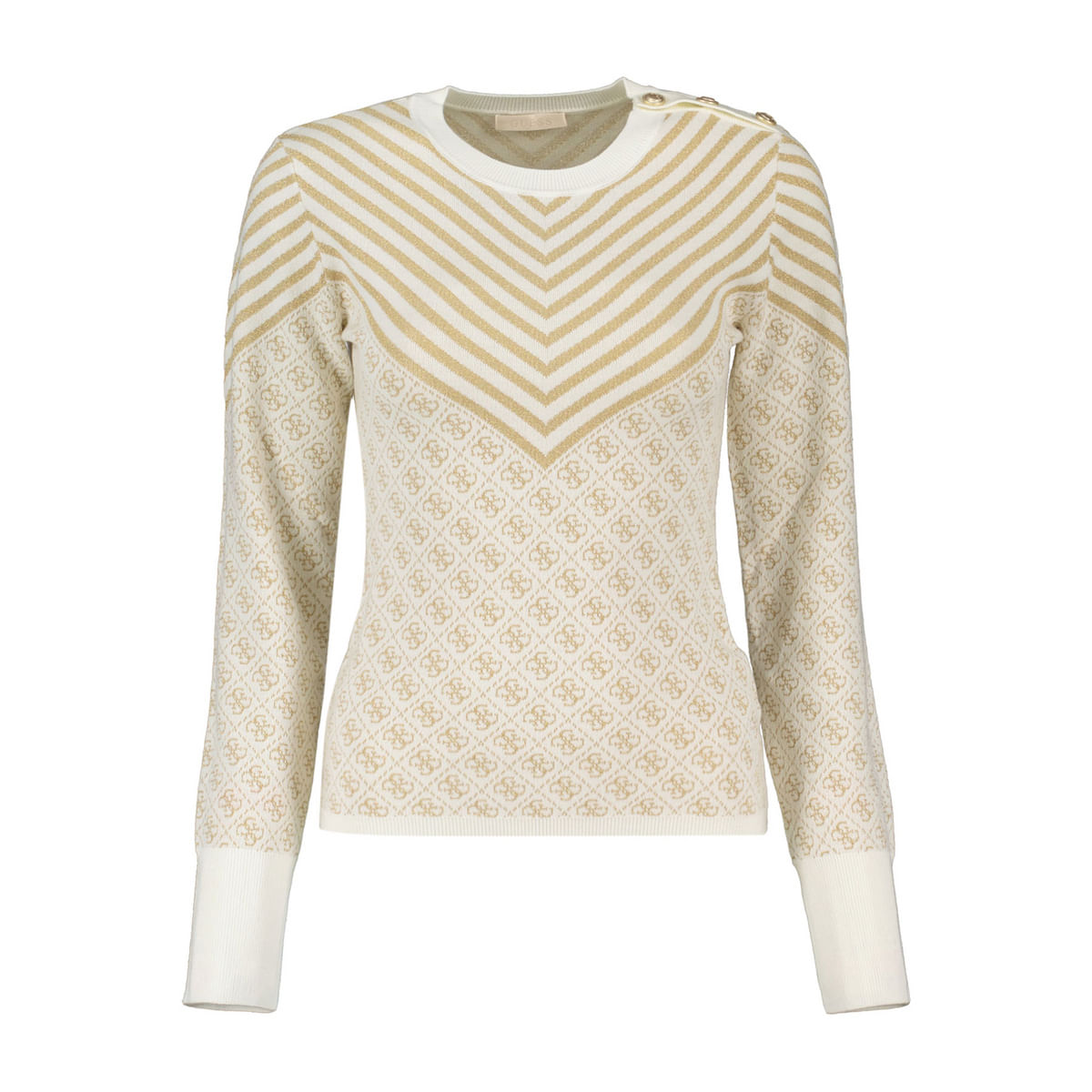 MAGLIONE GIROCOLLO BOTTONI LOGO 4G RENEE DONNA