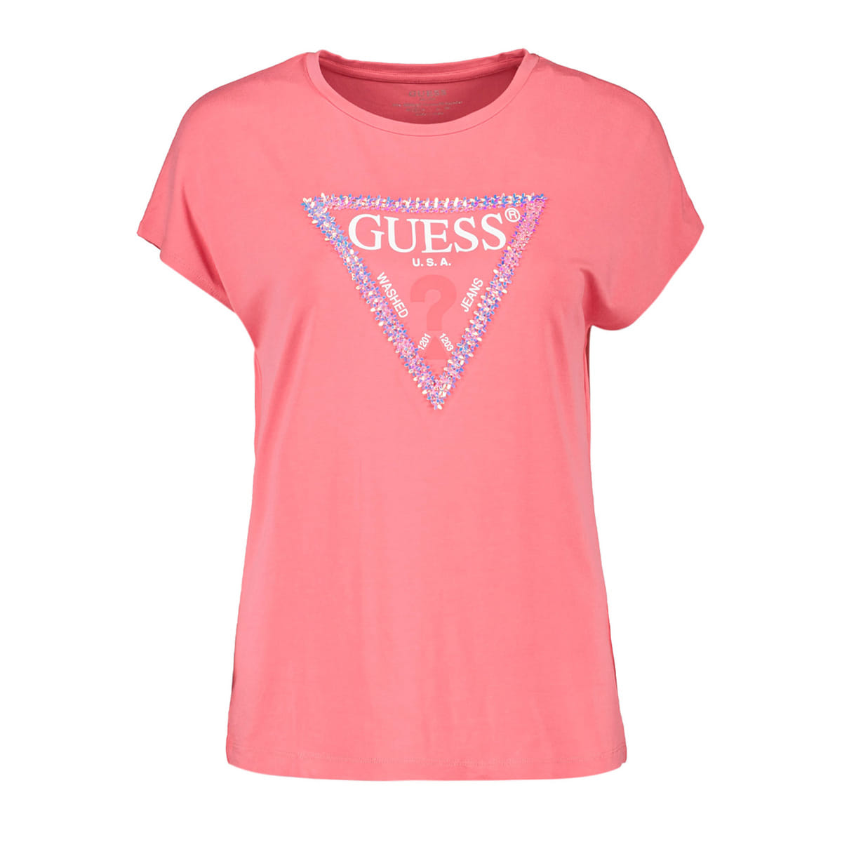 T SHIRT OVER VISC STRETCH D3 FLOWERS DONNA