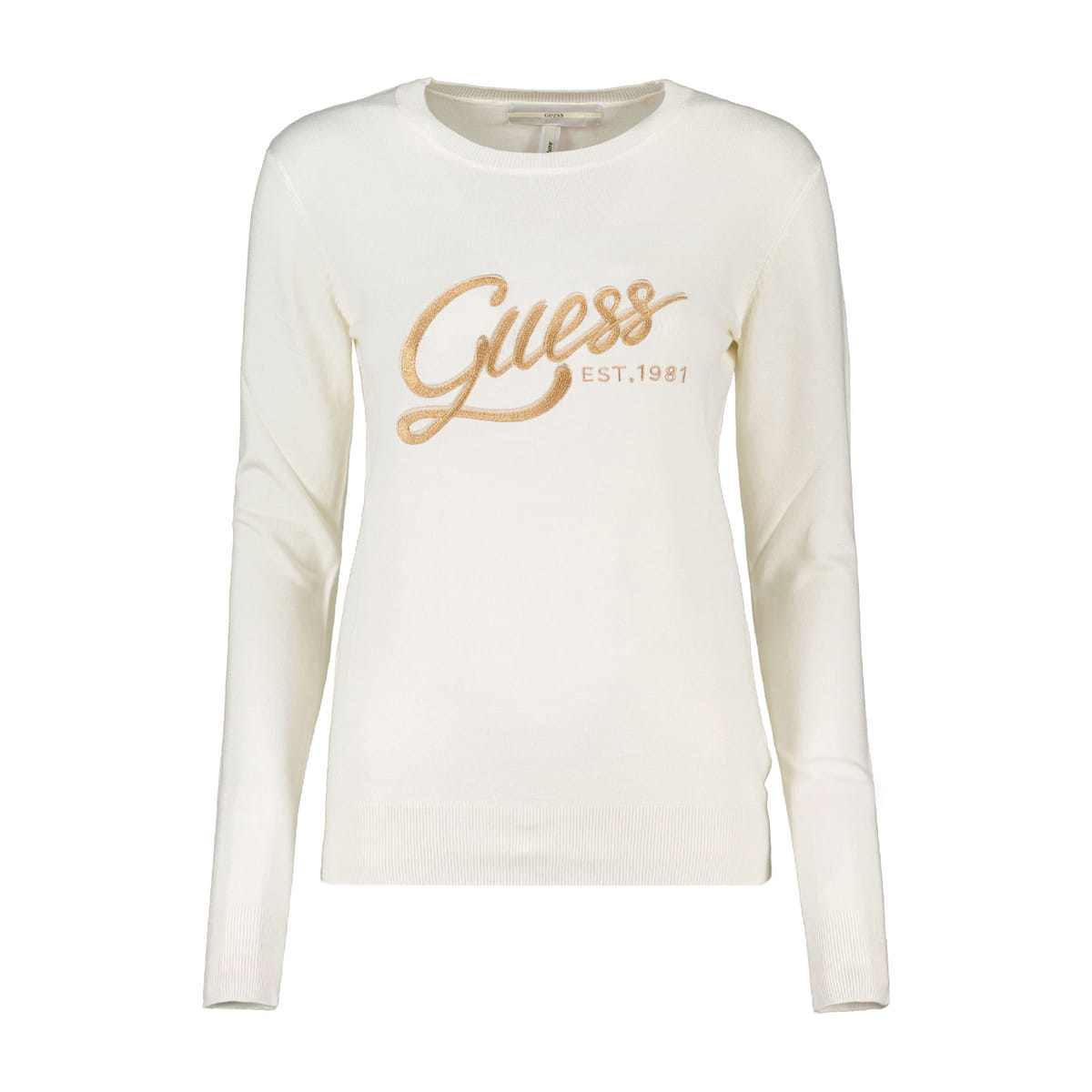 MAGLIONE GIROCOLLO LOGO RICAMATO DONNA