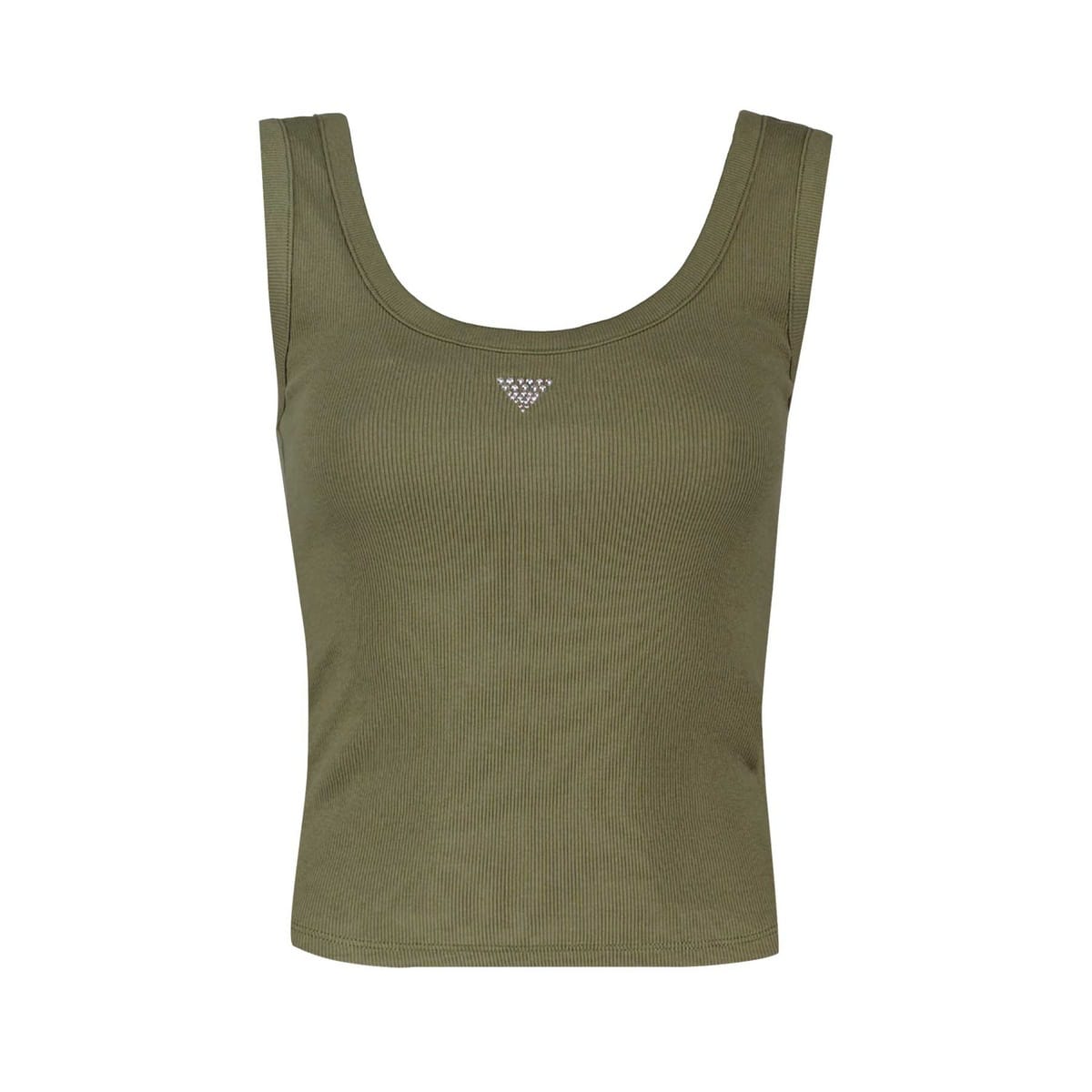 CANOTTA TRIANGOLO STRASS DONNA