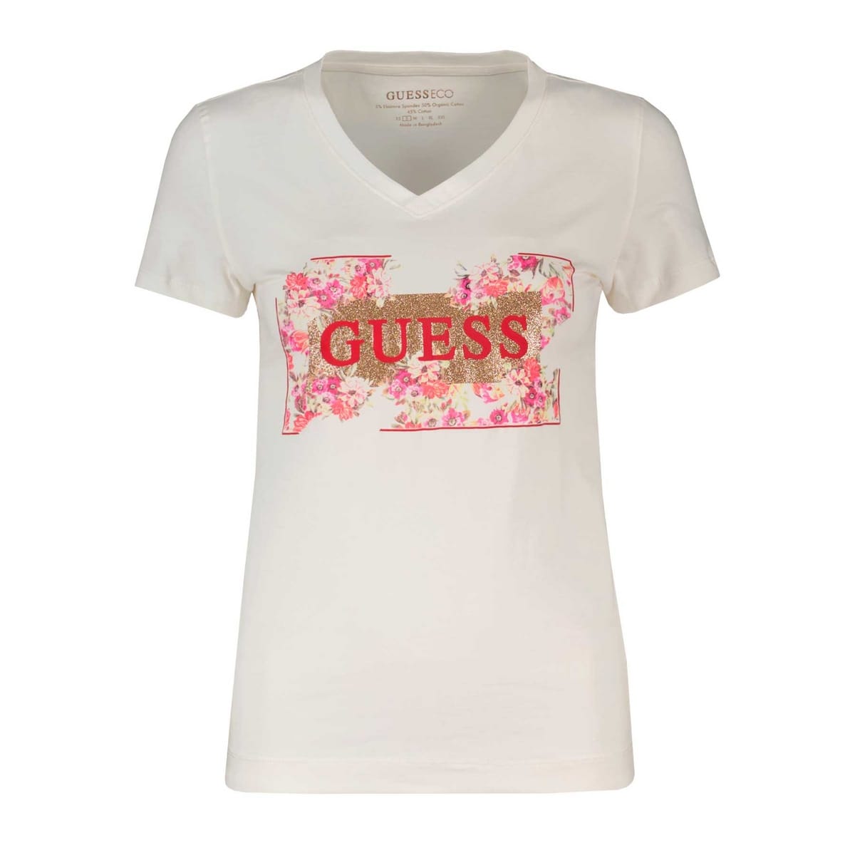 T-SHIRT FLOWERS DONNA