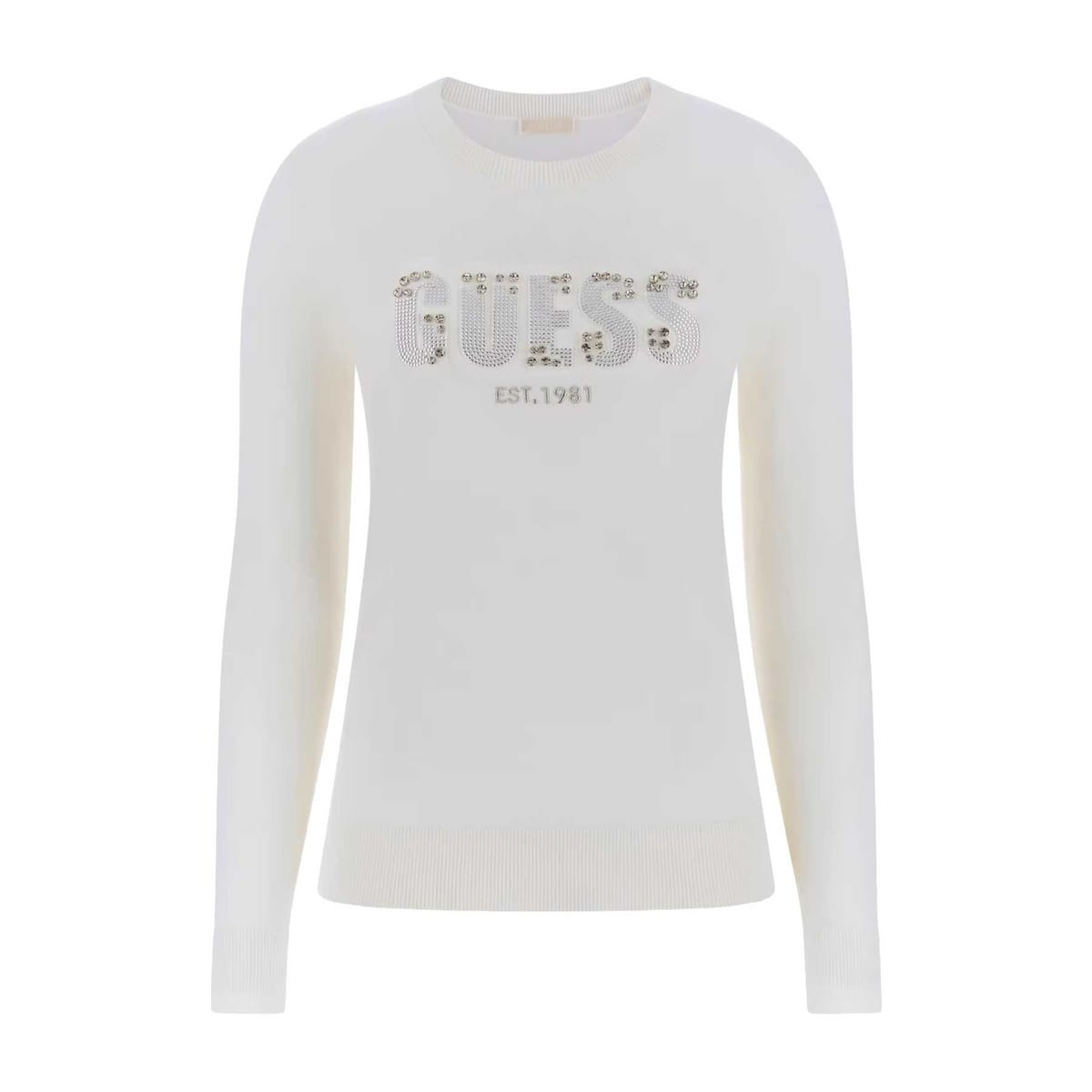 MAGLIONE GIROCOLLO LOGO DONNA