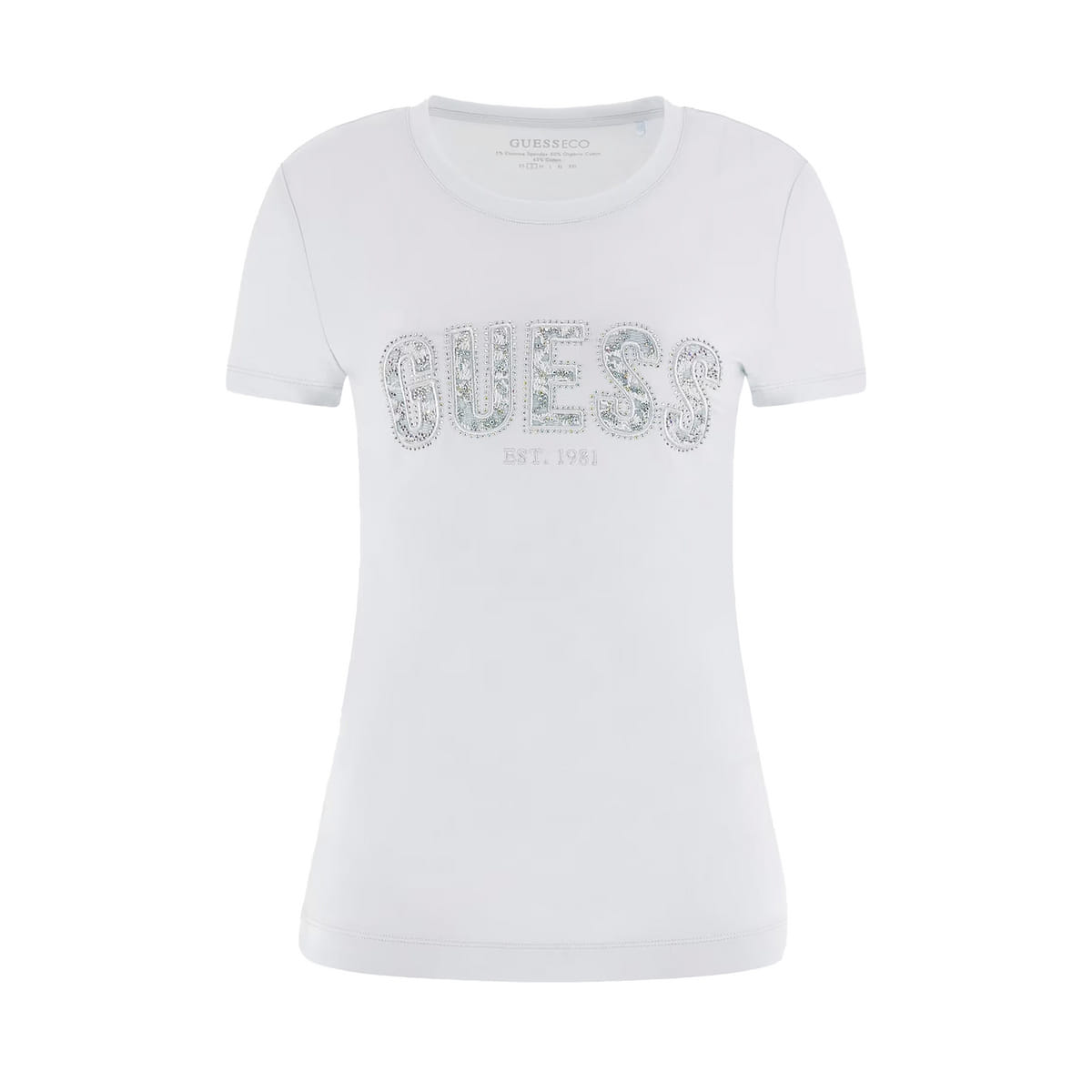 T-SHIRT LOGO LACE DONNA