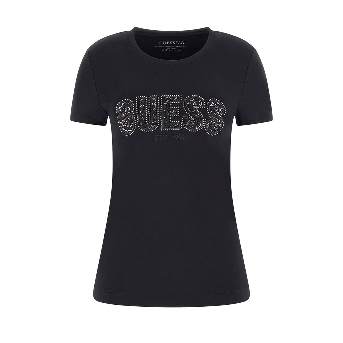 T-SHIRT LOGO LACE DONNA