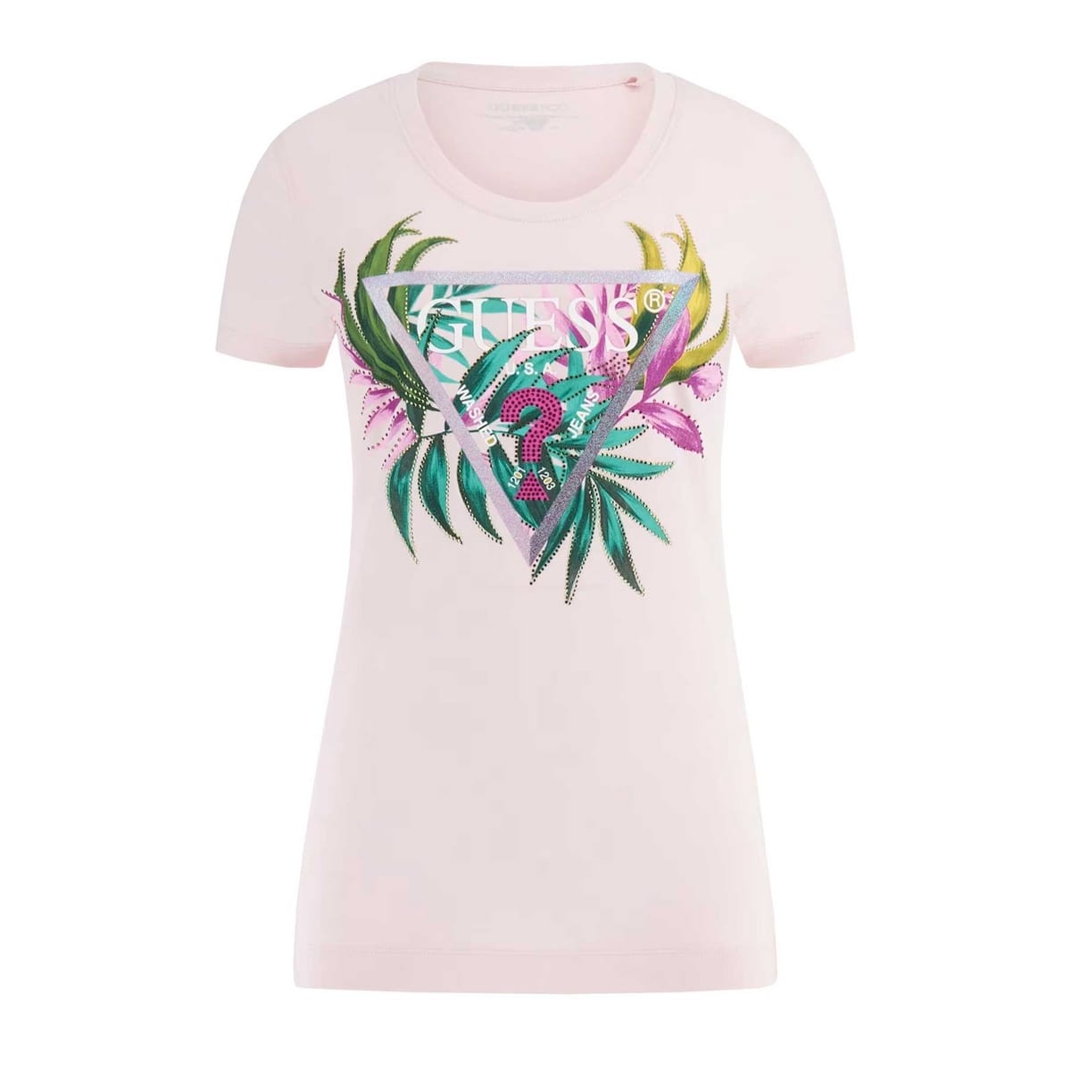 T-SHIRT LEAF LOGO DONNA