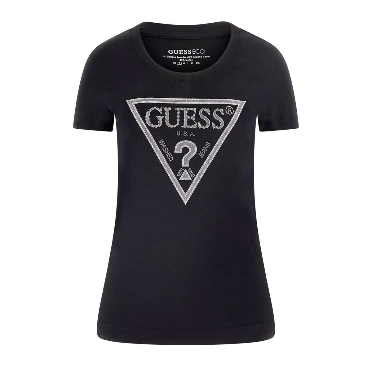 T-SHIRT SHINY LOGO DONNA