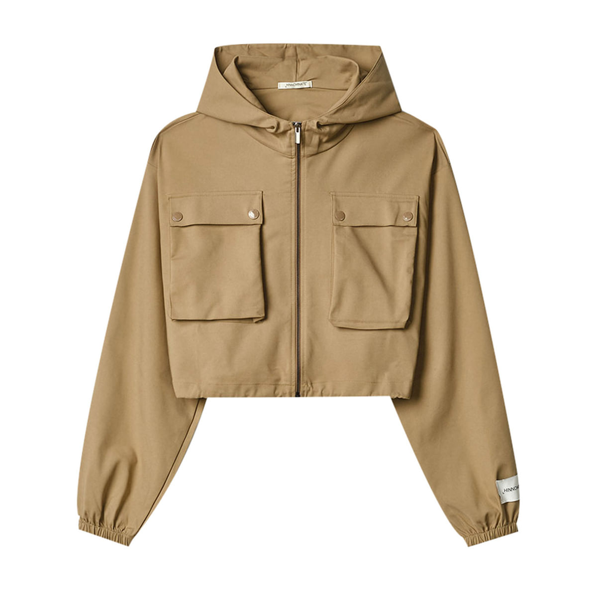 GIACCA CAPPUCCIO FULL ZIP IN NYLON DONNA