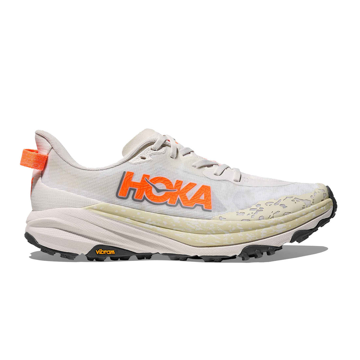 Hoka One One Speedgoat 6 White/Neon Tangerine, 41 1/3 Eu