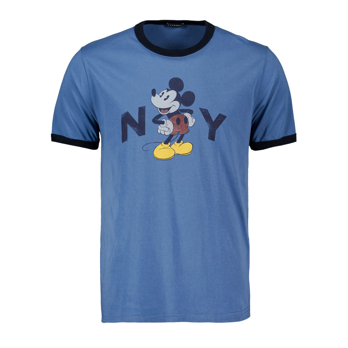 T SHIRT RINGER MICKEY NEW YORK VINTAGE