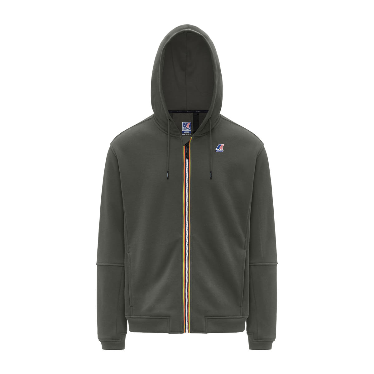 FELPA IN PILE FULL ZIP CAPPUCCIO PROSPER BRUSHED