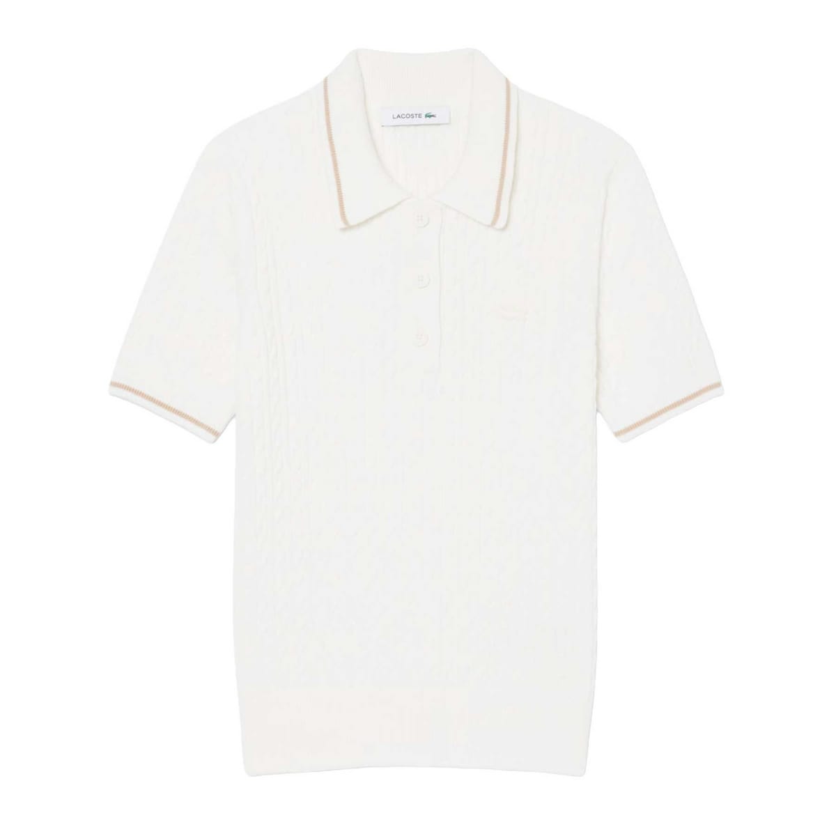 POLO IN FILO A TRECCIA DONNA