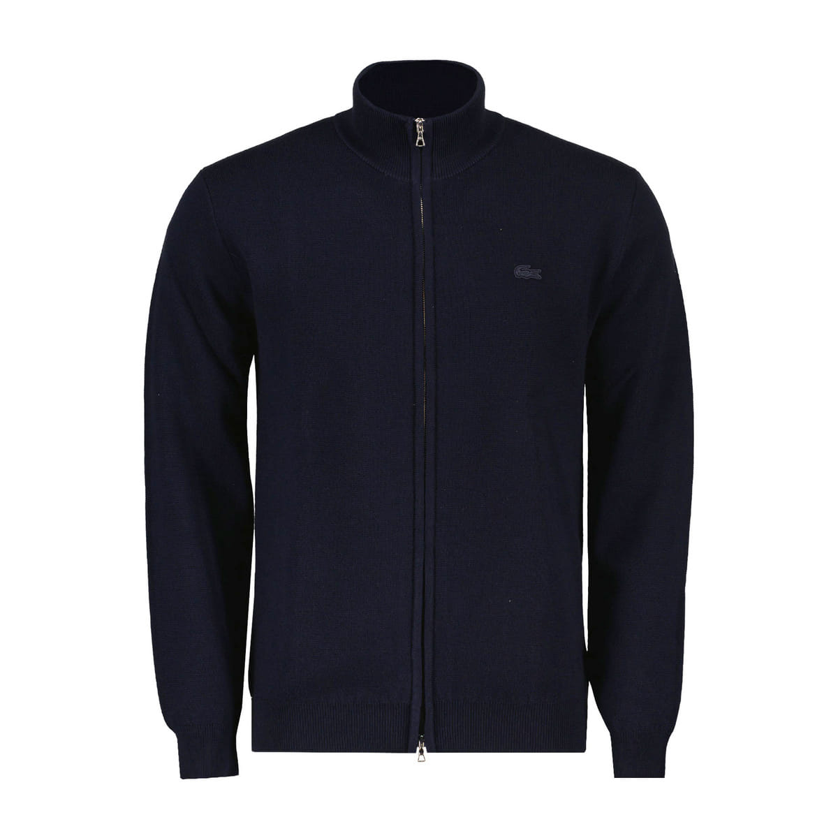 MAGLIONE FULL ZIP IN LANA COCCODRILLO IN TONO