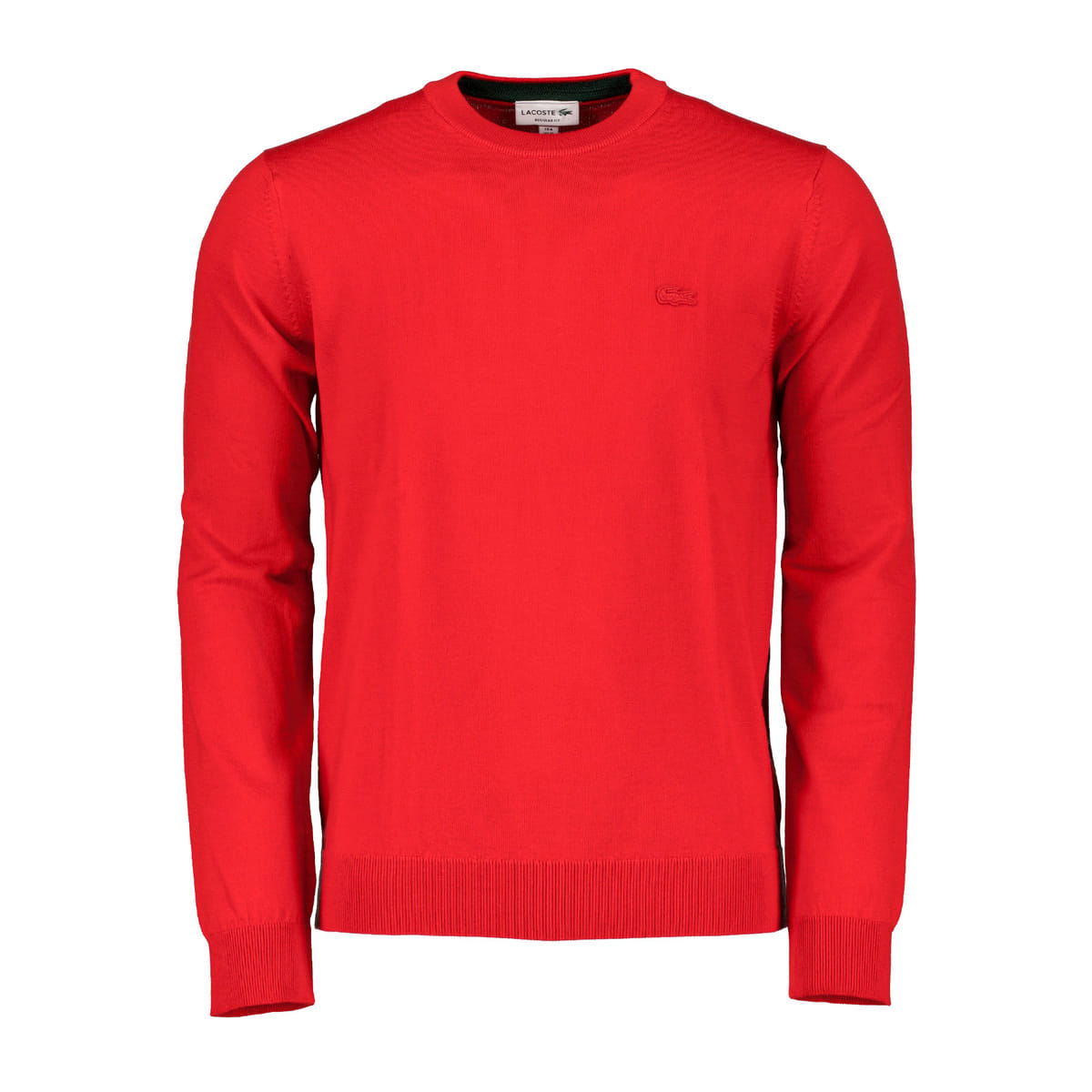 Mens Sweater Maglione Lacoste Rosso V Neck Lacoste Maglieria Uomo